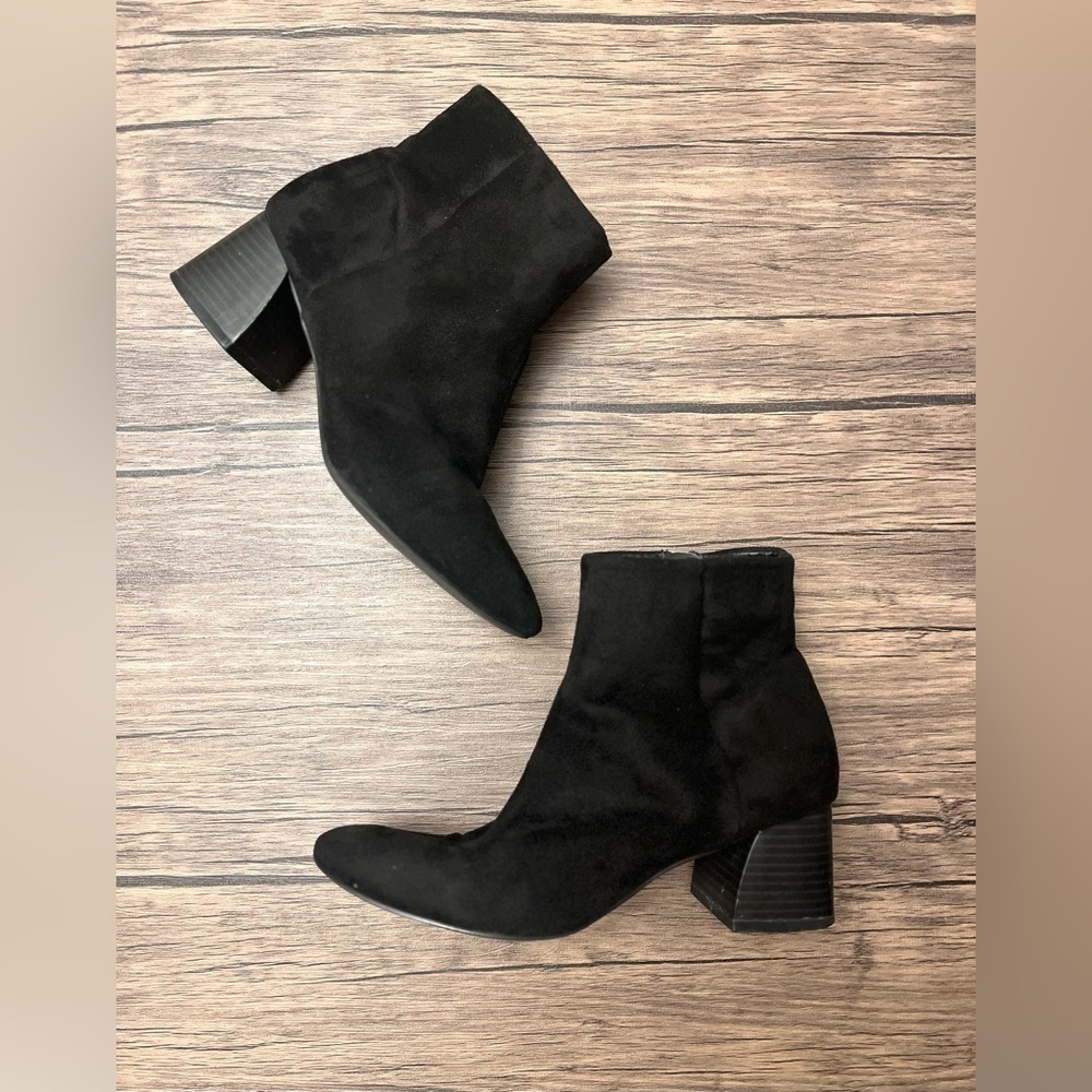 Topshop Babe Block Heel Bootie